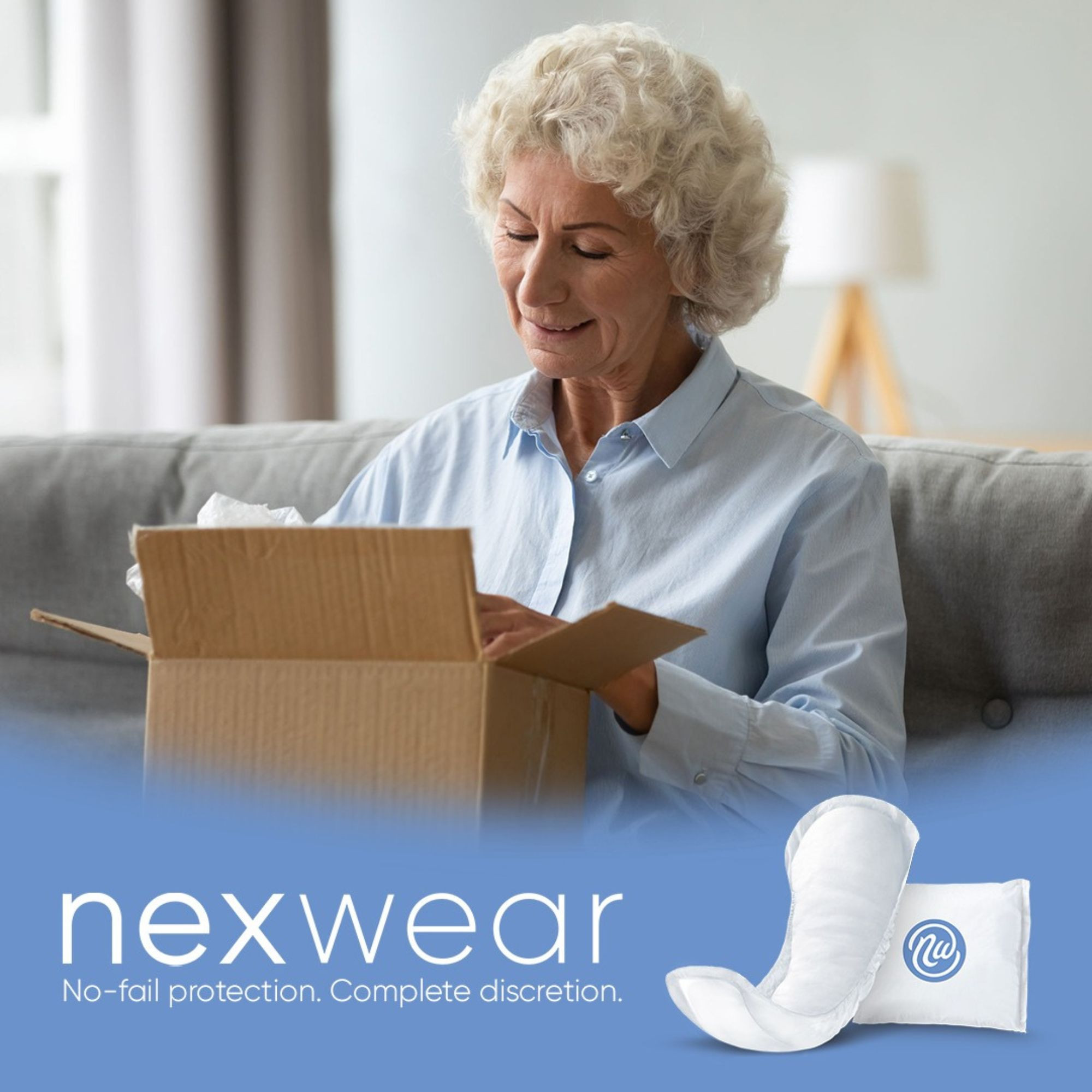 Nexwear Maximum Incontinence Pad, Heavy Absorbency