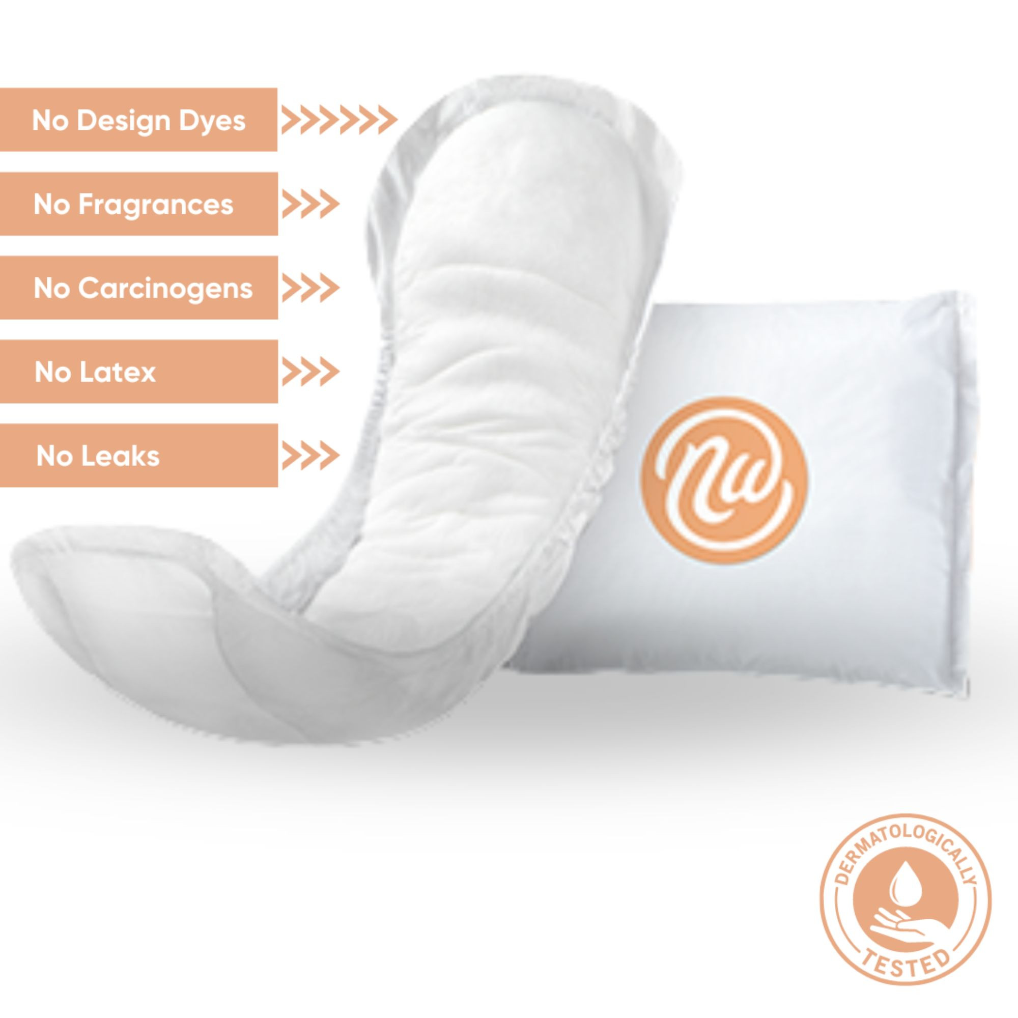 Nexwear Incontinence Pad, Moderate Absorbency