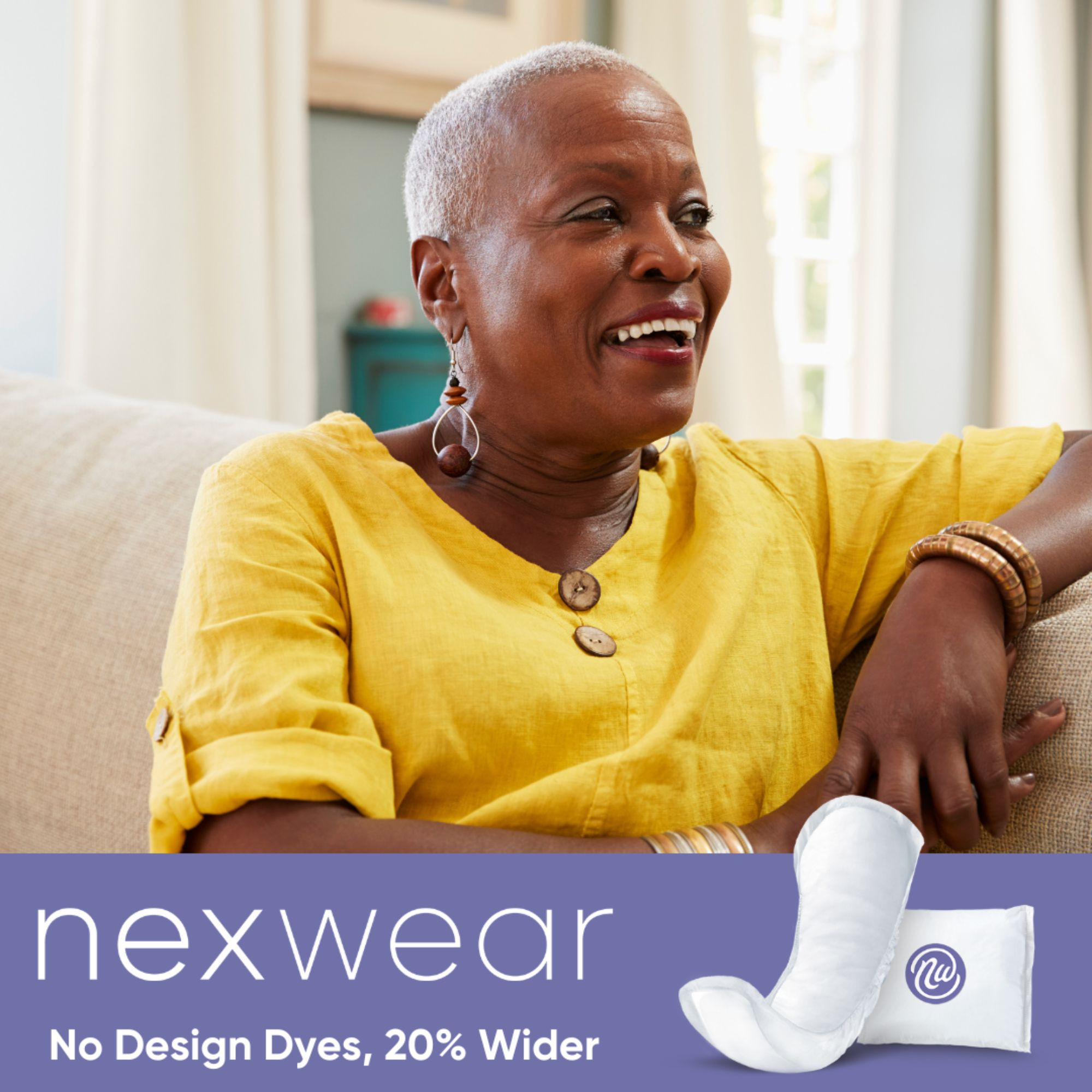 Nexwear Ultimate Incontinence Pad, Heavy Absorbency