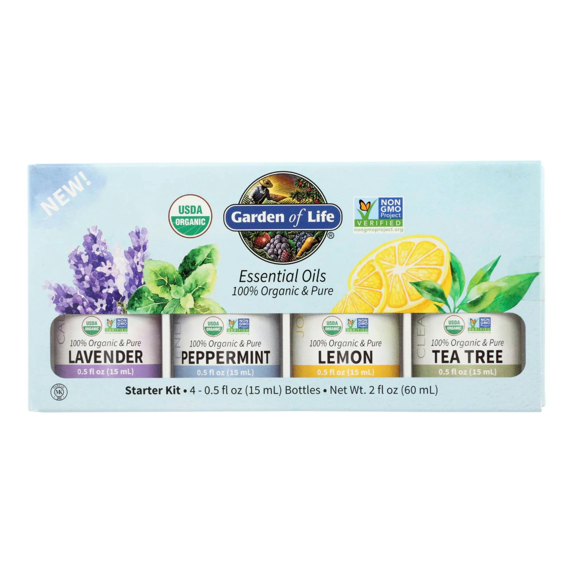 Garden Of Life, Organic Essential Oil Starter Kit