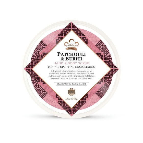 Nubian Heritage, Hand And Body Scrub Patchouli & Buriti