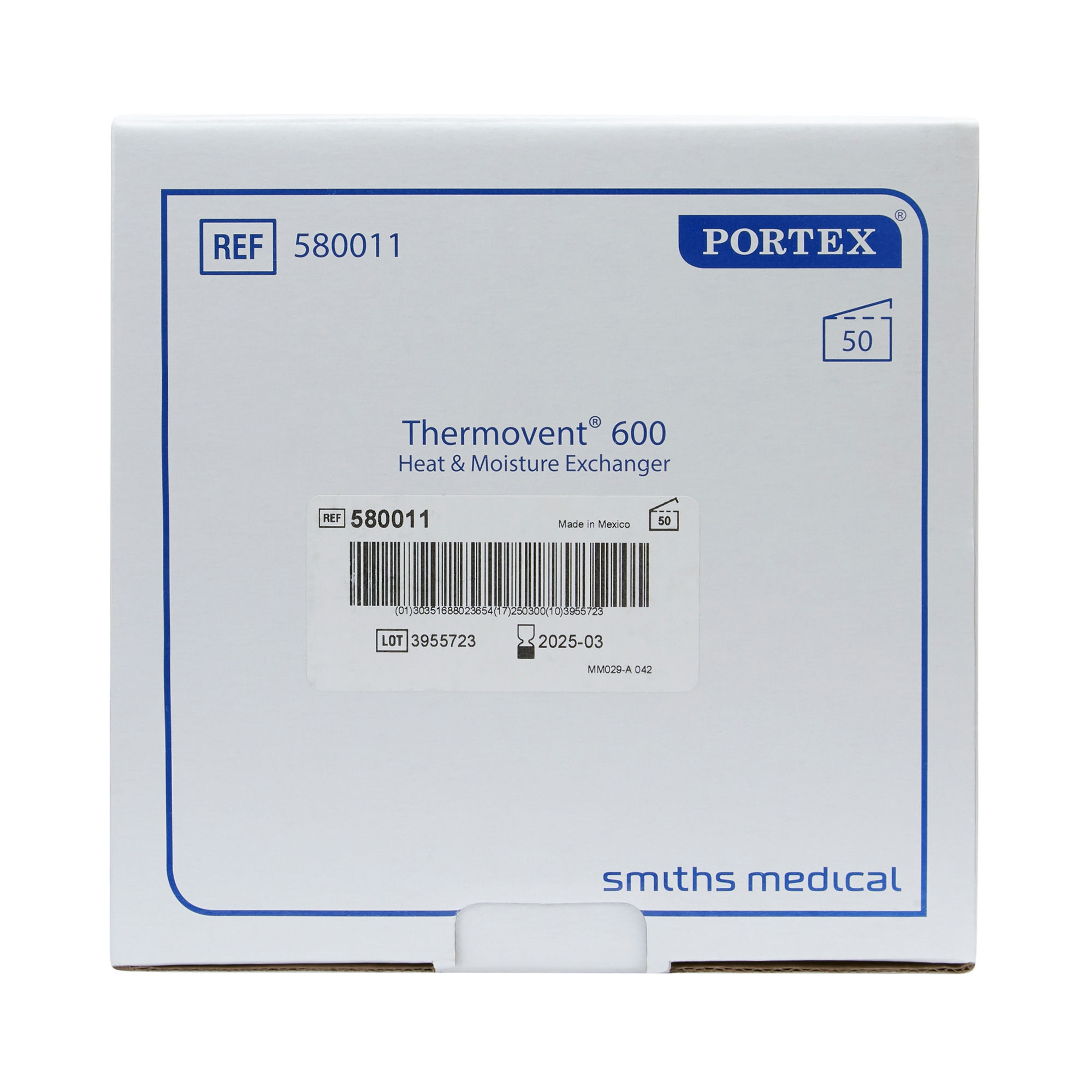 Smiths Medical Thermovent 600 Heat and Moisture Exchanger Portex®
