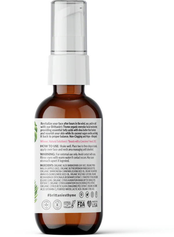 Brittanies Thyme Moisturizer Face Everyday