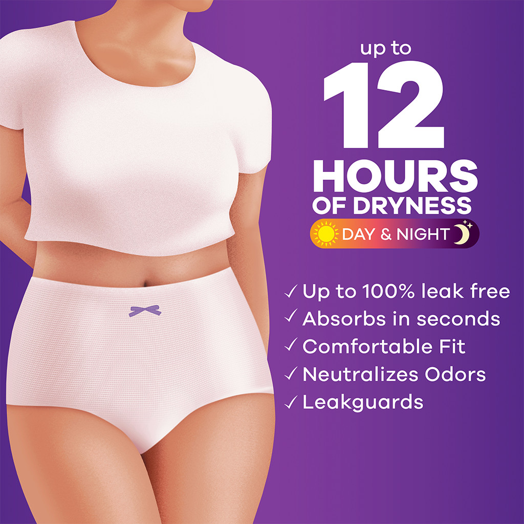 Always Discreet Pull-Up Underwear for Women, Maximum