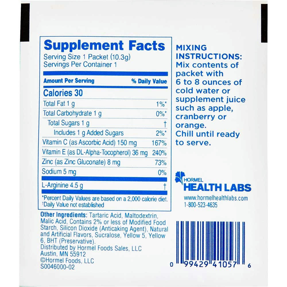 Vital Cuisine L-Emental Arginine Orange Flavor Powder