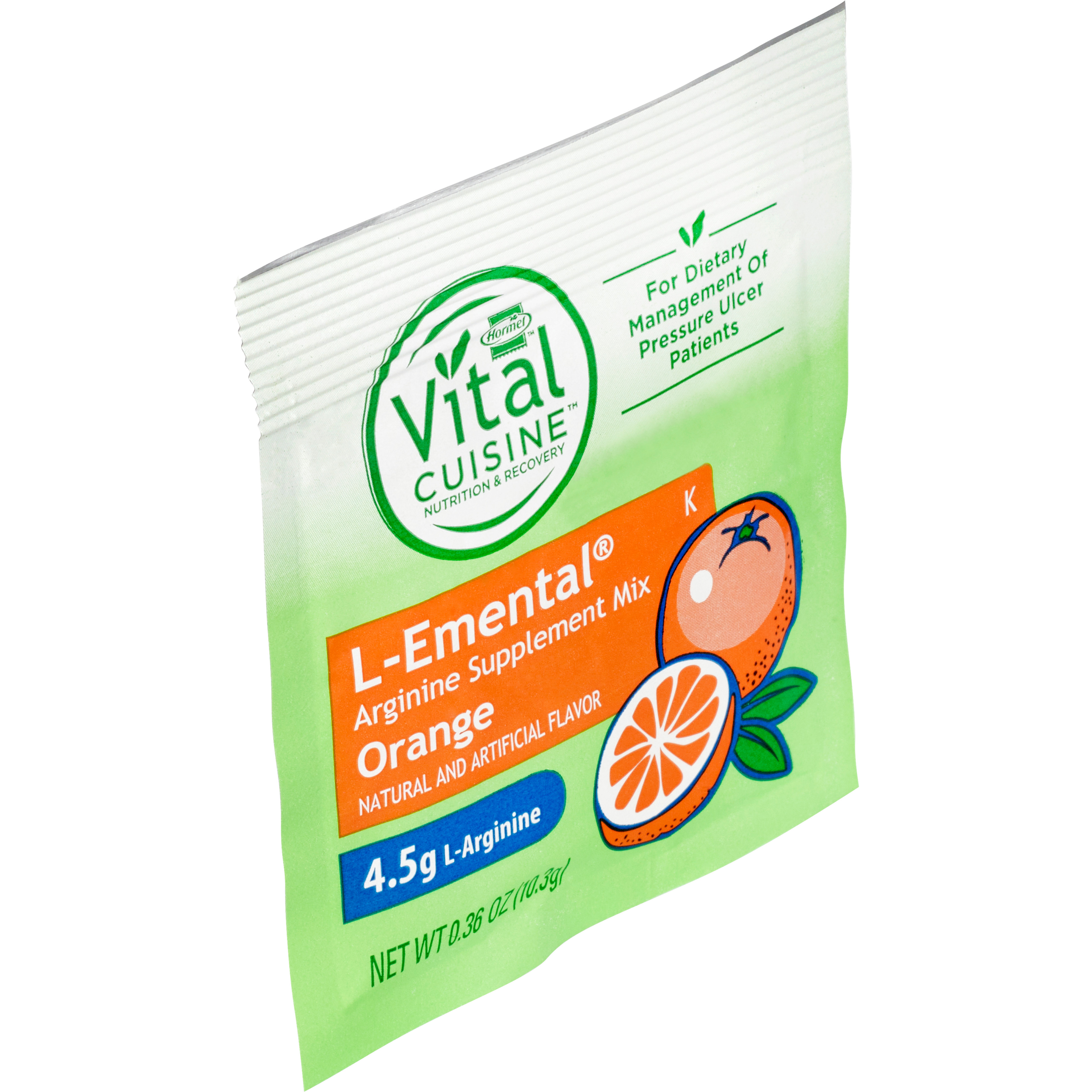 Vital Cuisine L-Emental Arginine Orange Flavor Powder