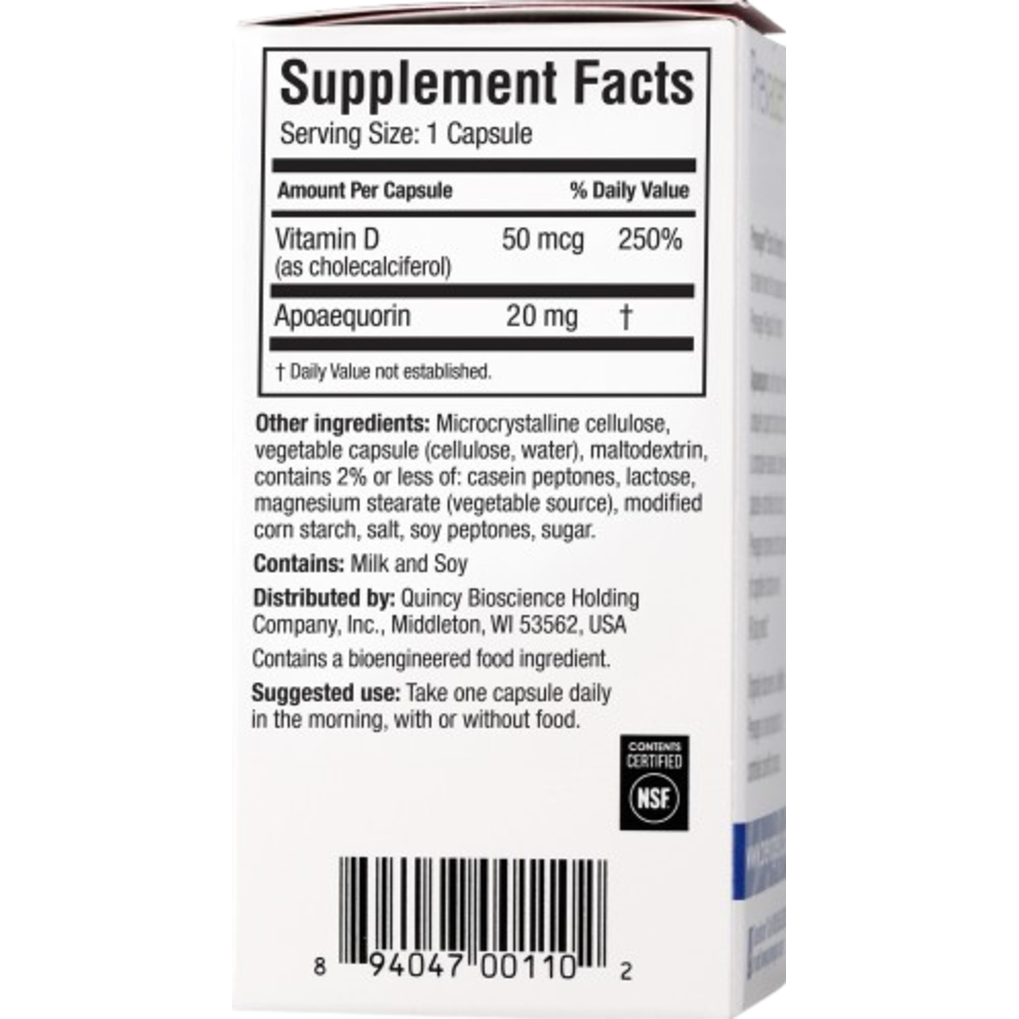 Prevagen Brain Health Supplement, Extra Strength