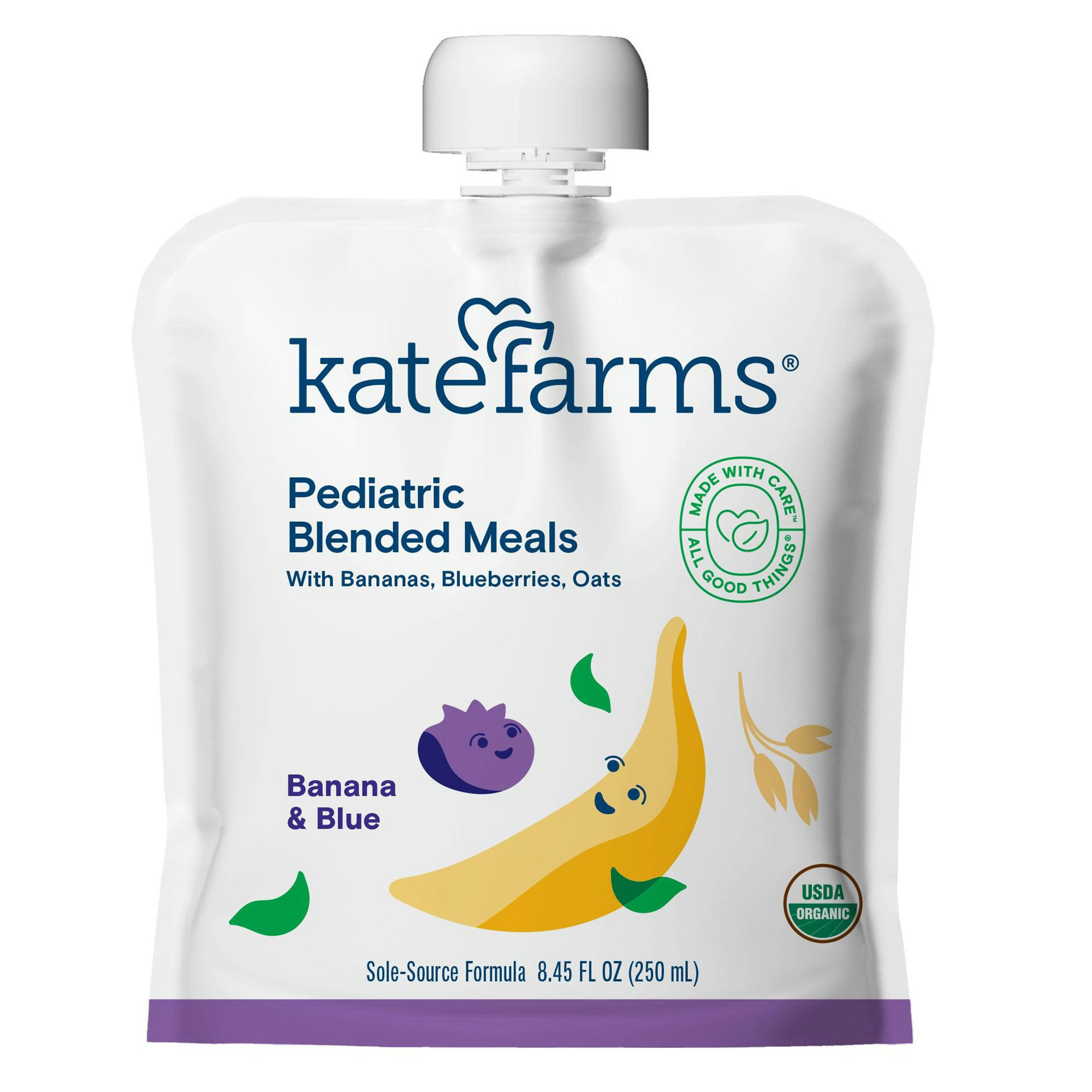 Kate Farms Pediatric Blended Meals, 8.45 oz.