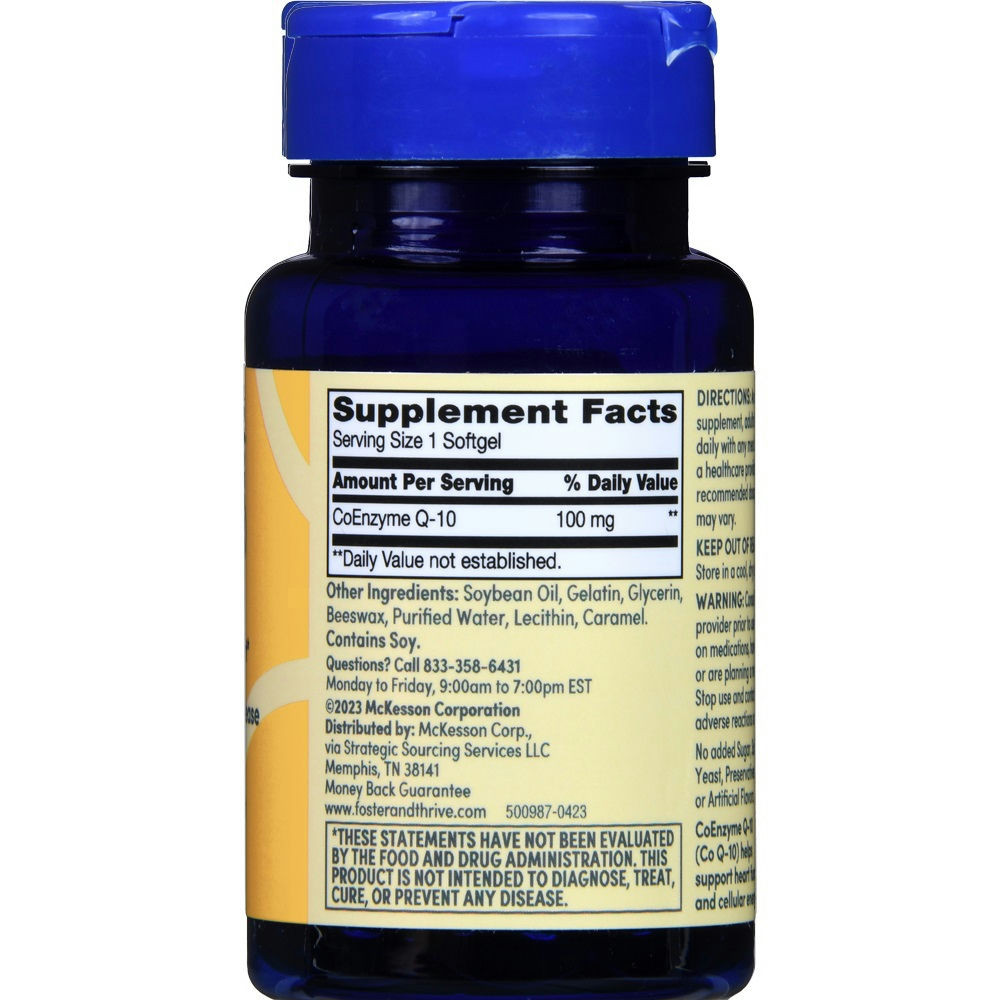 Foster & Thrive Coenzyme Q-10 Softgels