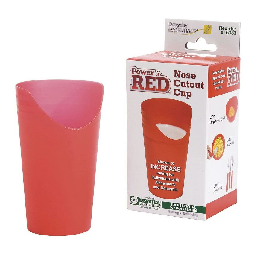 Power of Red Nose Cutout Cup
