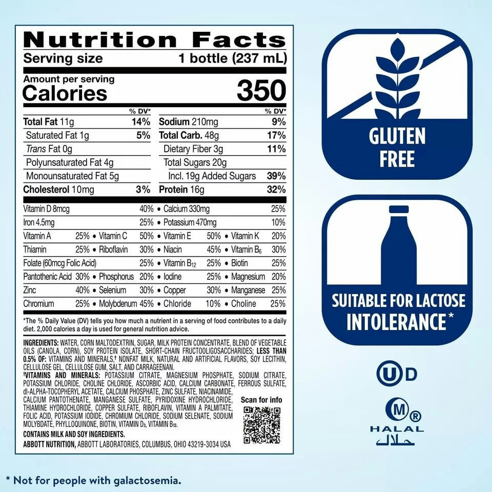 Ensure Plus Nutrition Shake with Fiber