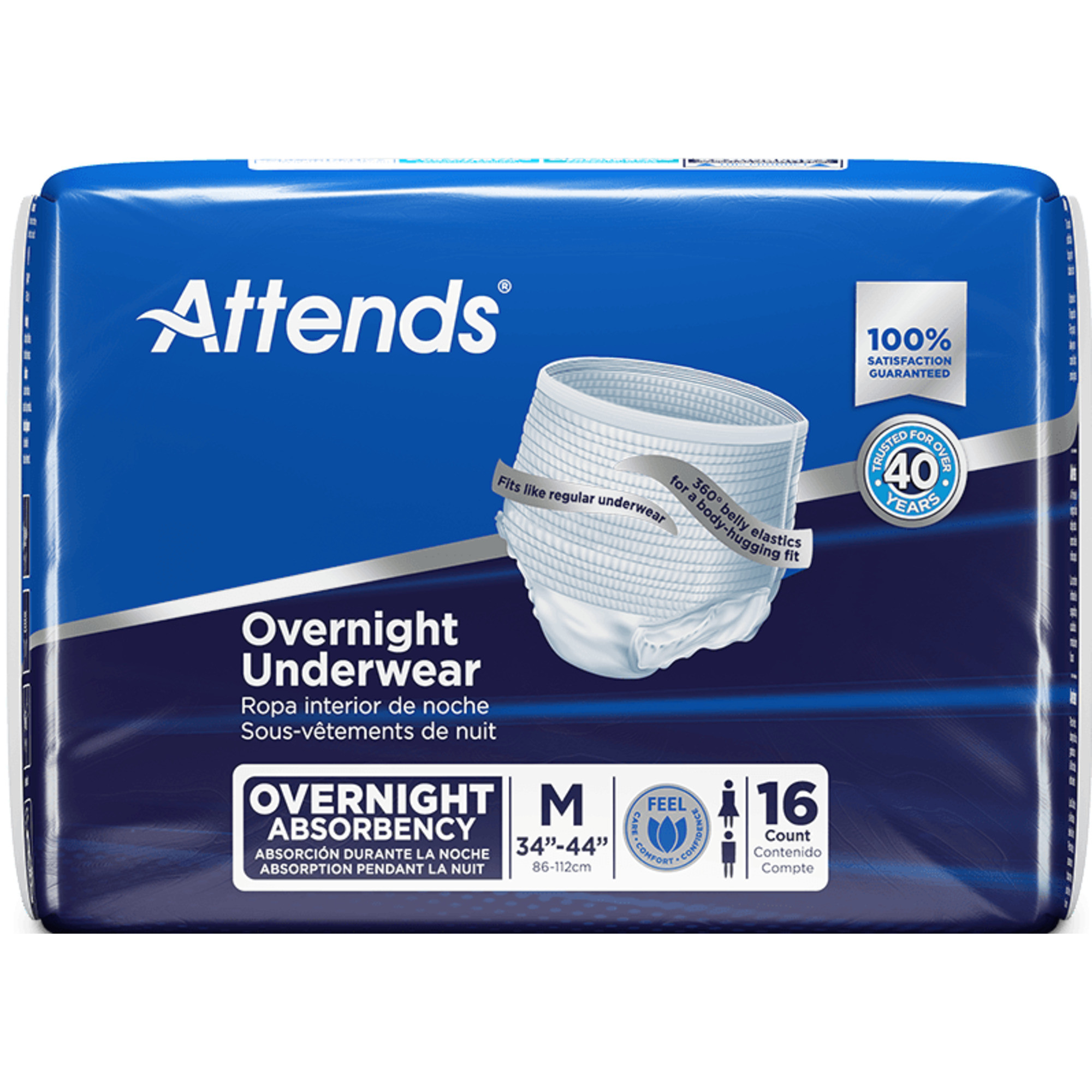 Attends Overnight Protective Pull-Up Underwear