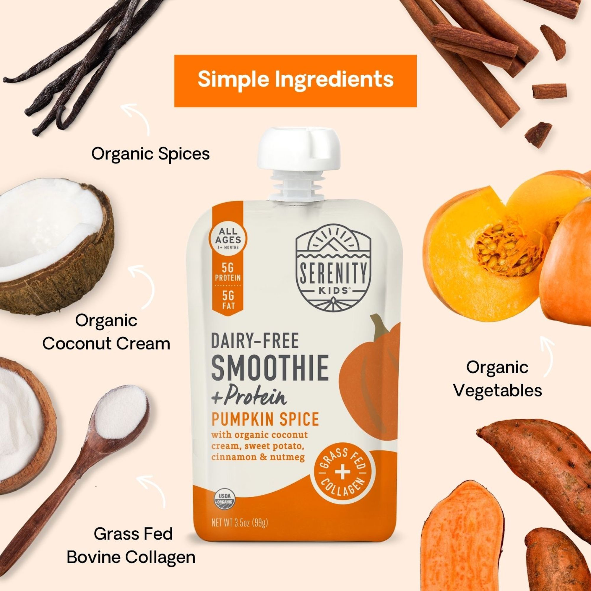 Serenity Kids Dairy-Free Smoothies with Protein