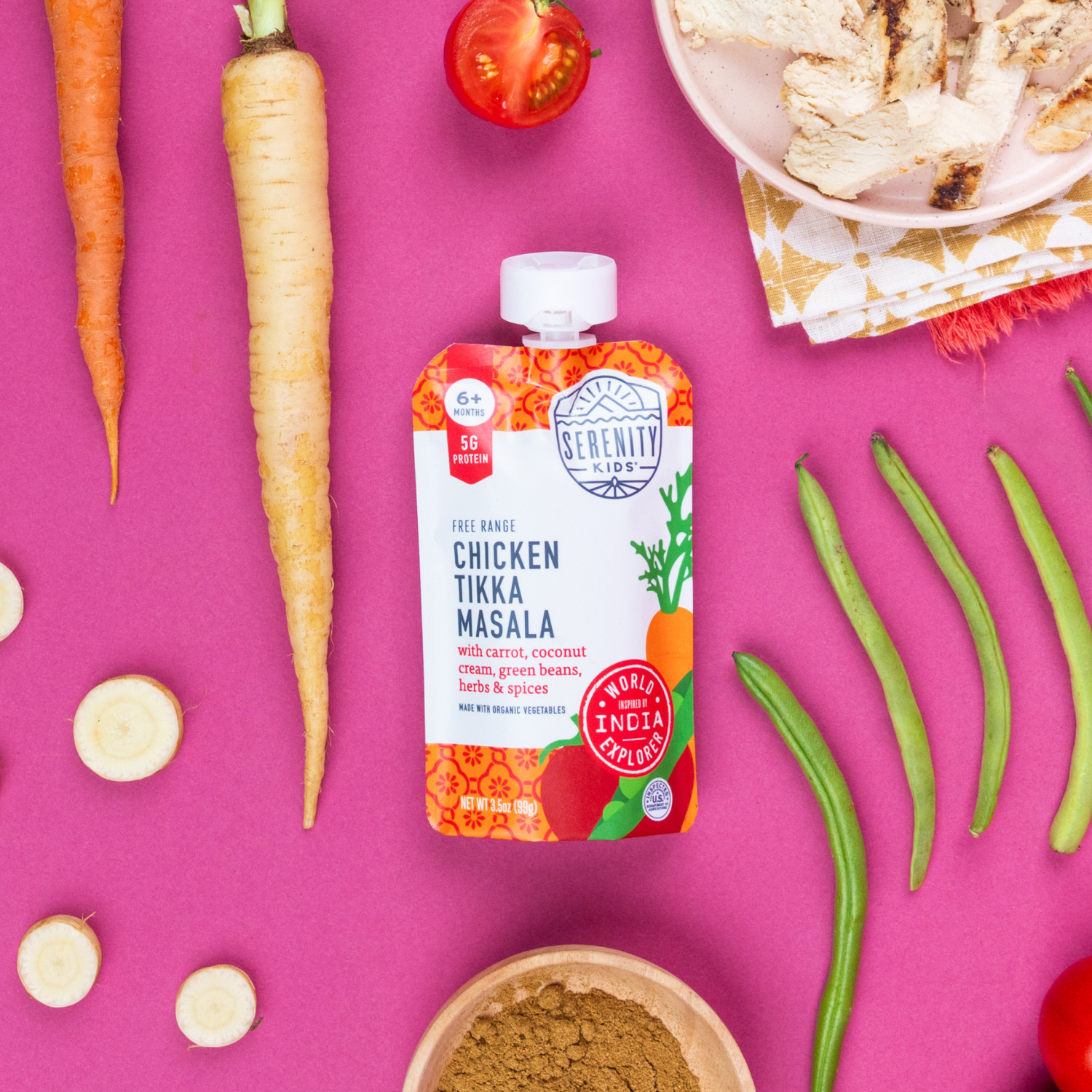 Serenity Kids World Explorers Baby Food Pouches