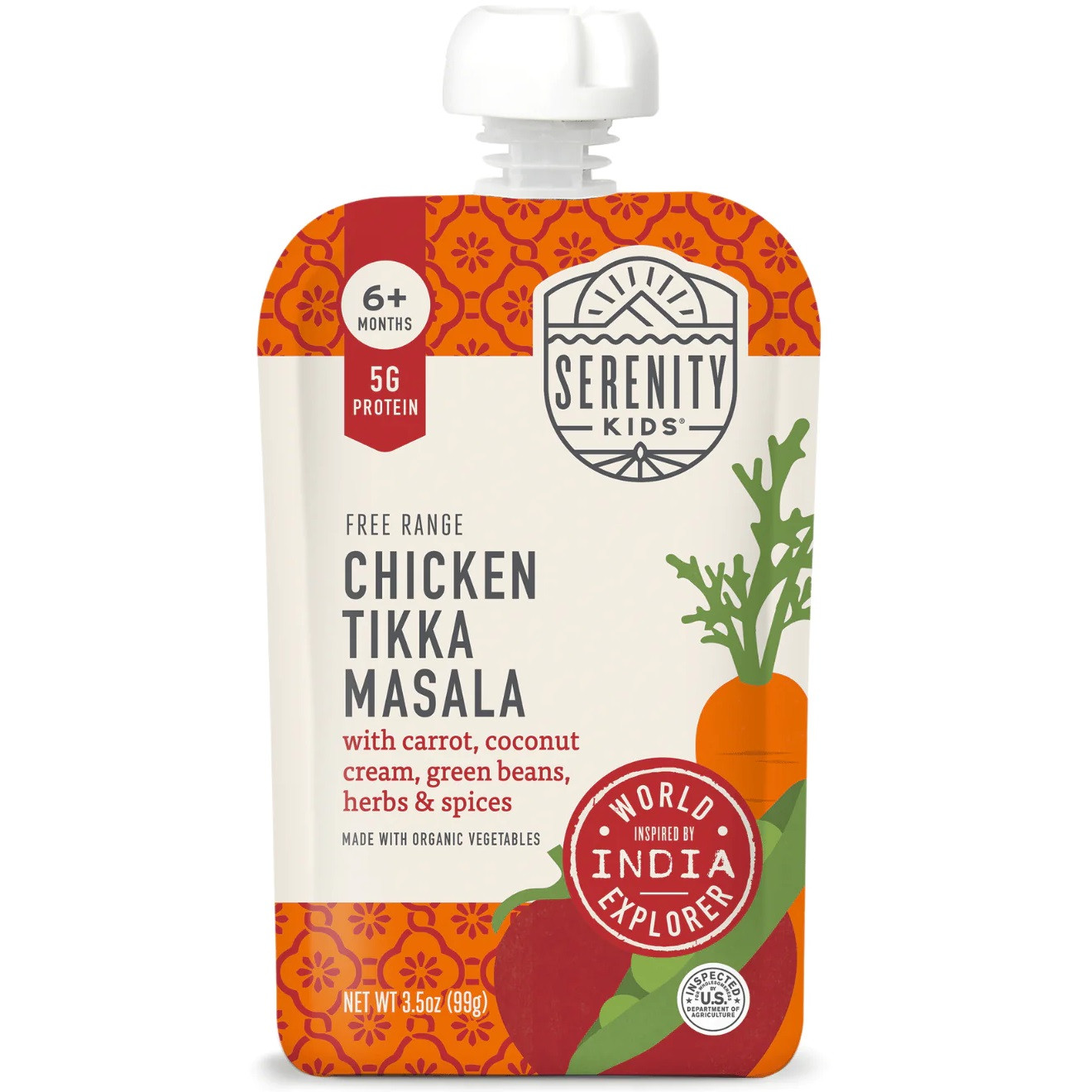 Serenity Kids World Explorers Baby Food Pouches