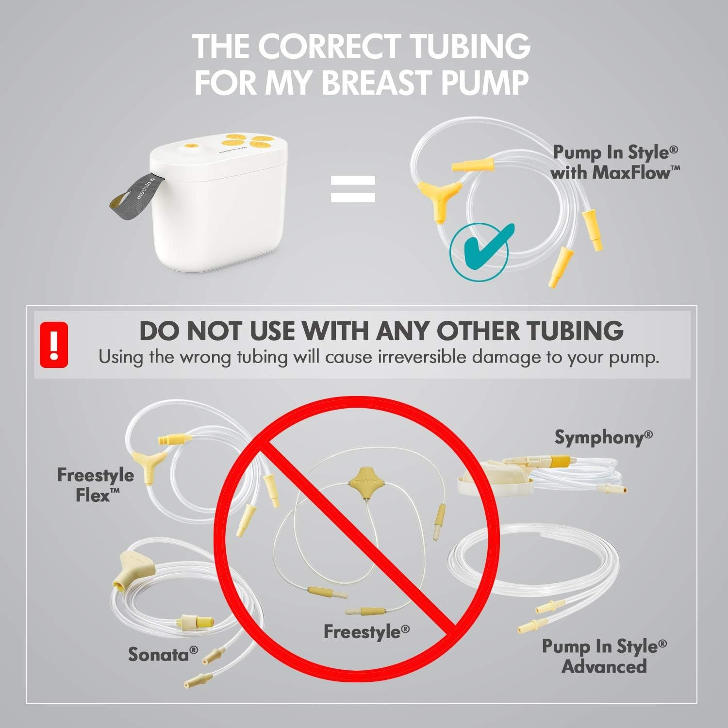 Medela Pump in Style with MaxFLow Replacement Tubing