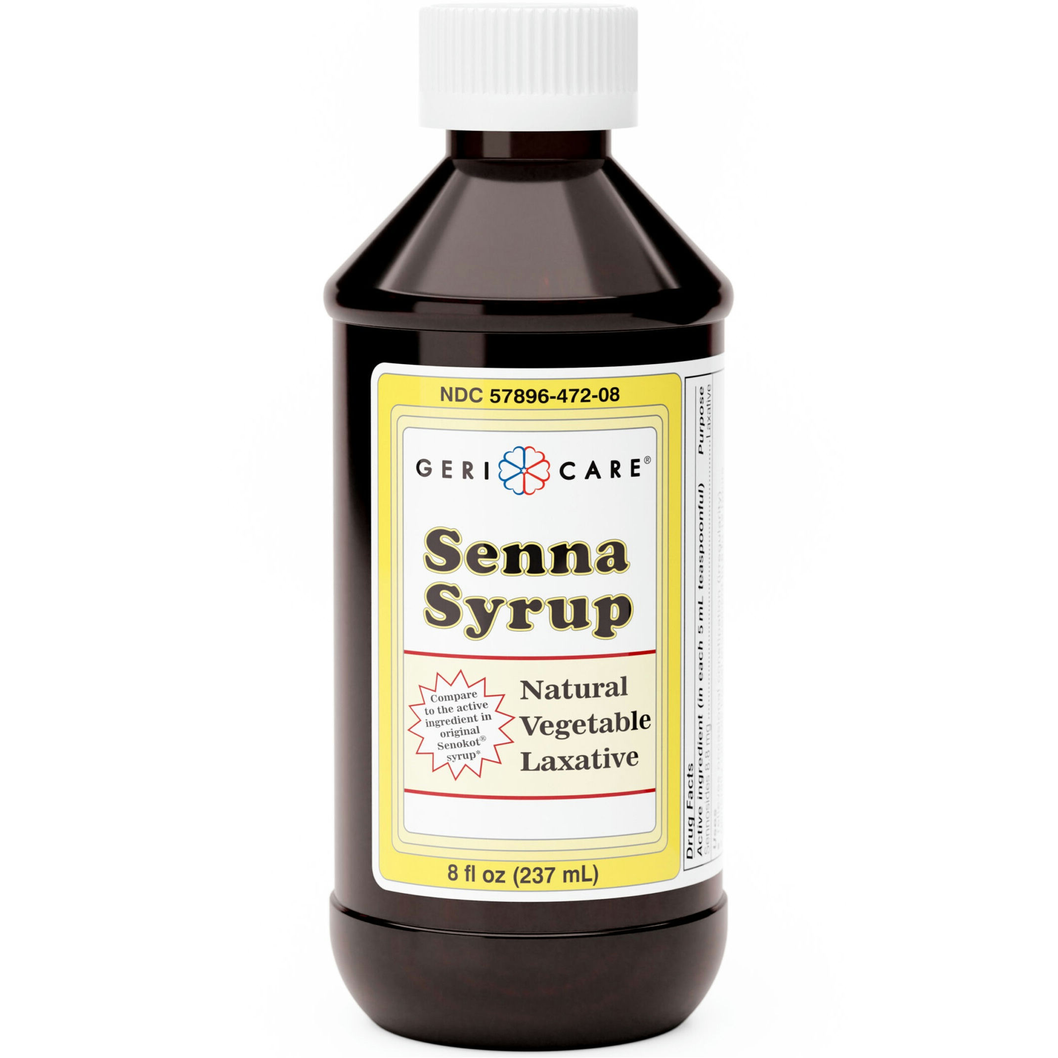 Geri-Care Senna Syrup Natural Vegetable Laxative