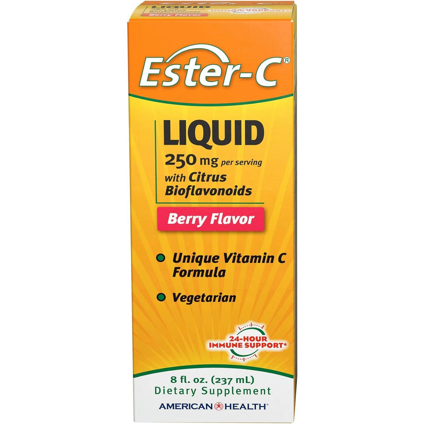 Ester-C 250 mg with Citrus Bioflavonoids, Liquid