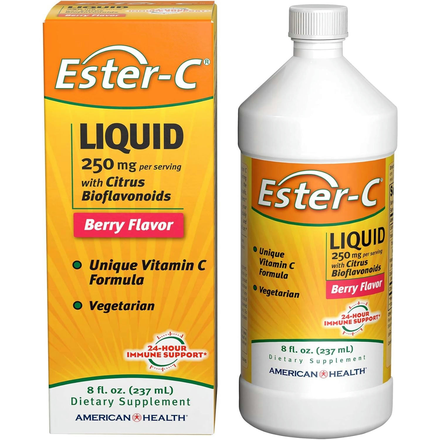 Ester-C 250 mg with Citrus Bioflavonoids, Liquid