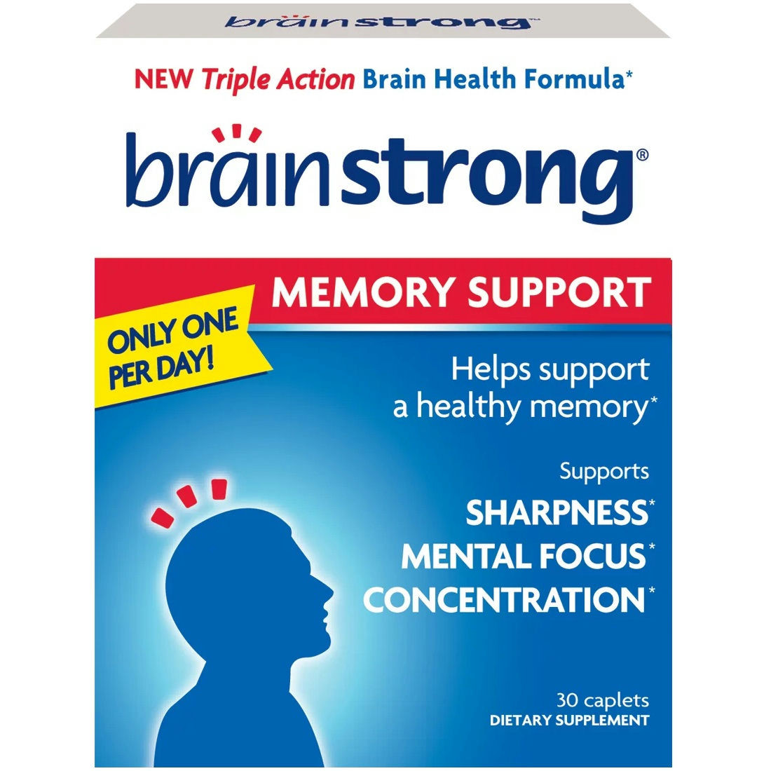 BrainStrong Memory Support Dietary Supplement