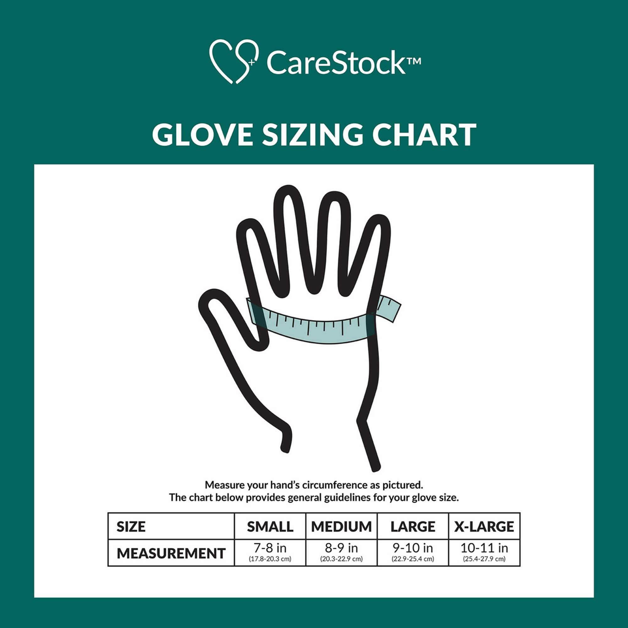 CareStock Clear Vinyl Exam Gloves