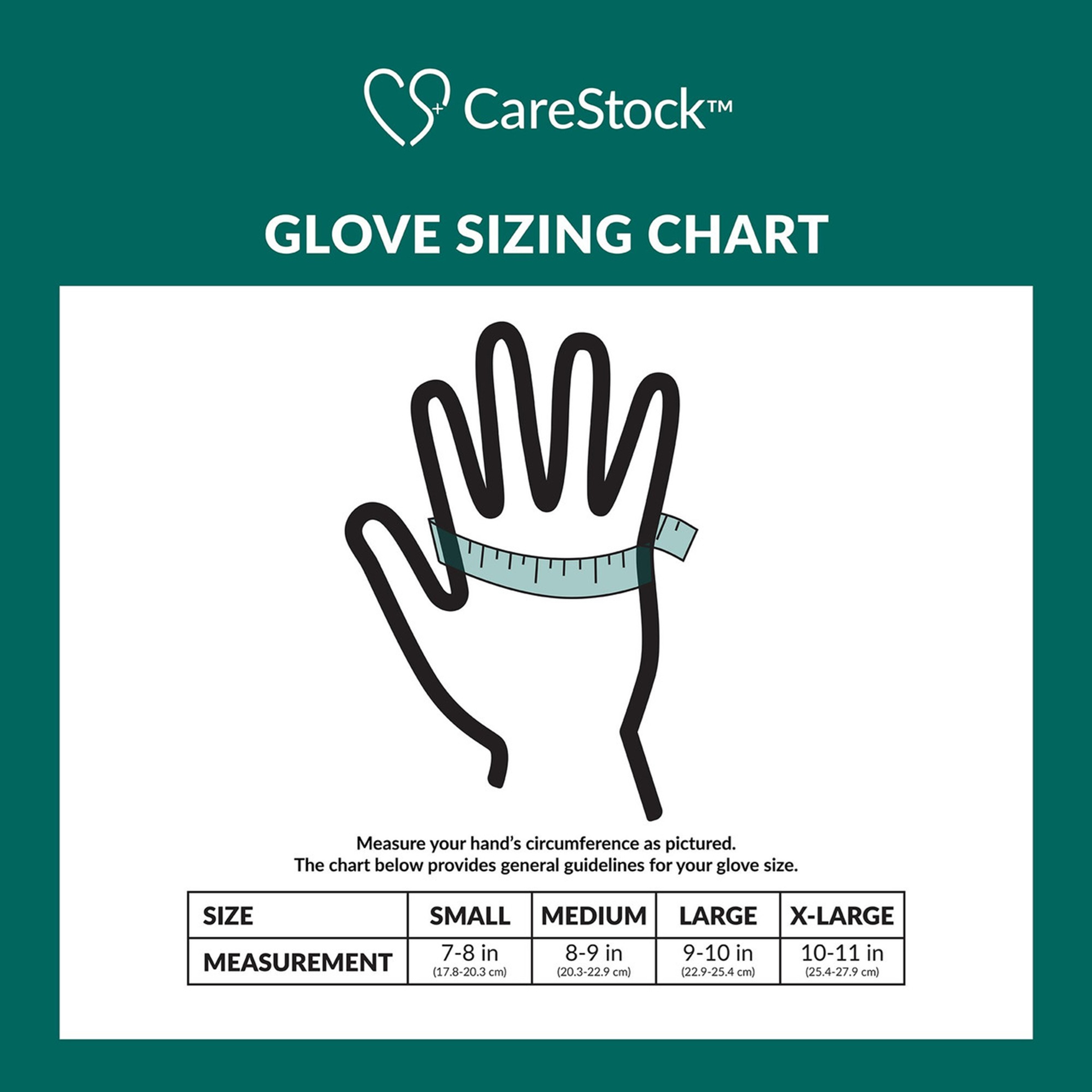 CareStock Clear Vinyl Exam Gloves