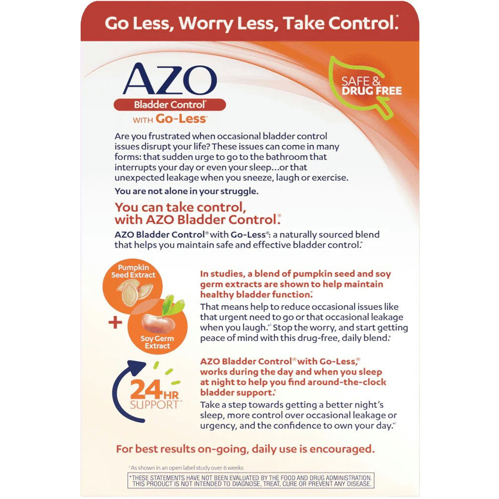 AZO Bladder Control with Go-Less