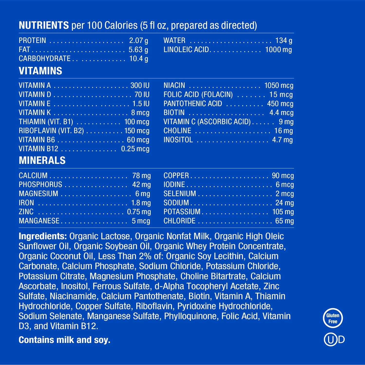 Baby's Only Organic Complete Nutrition Infant Formula