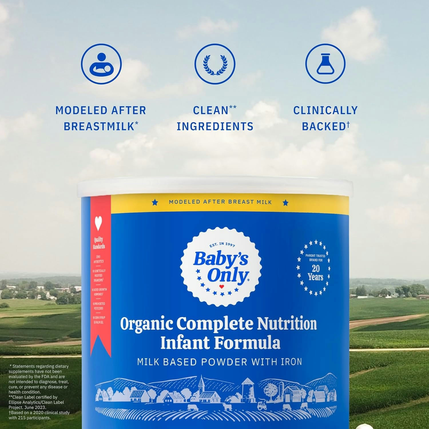 Baby's Only Organic Complete Nutrition Infant Formula