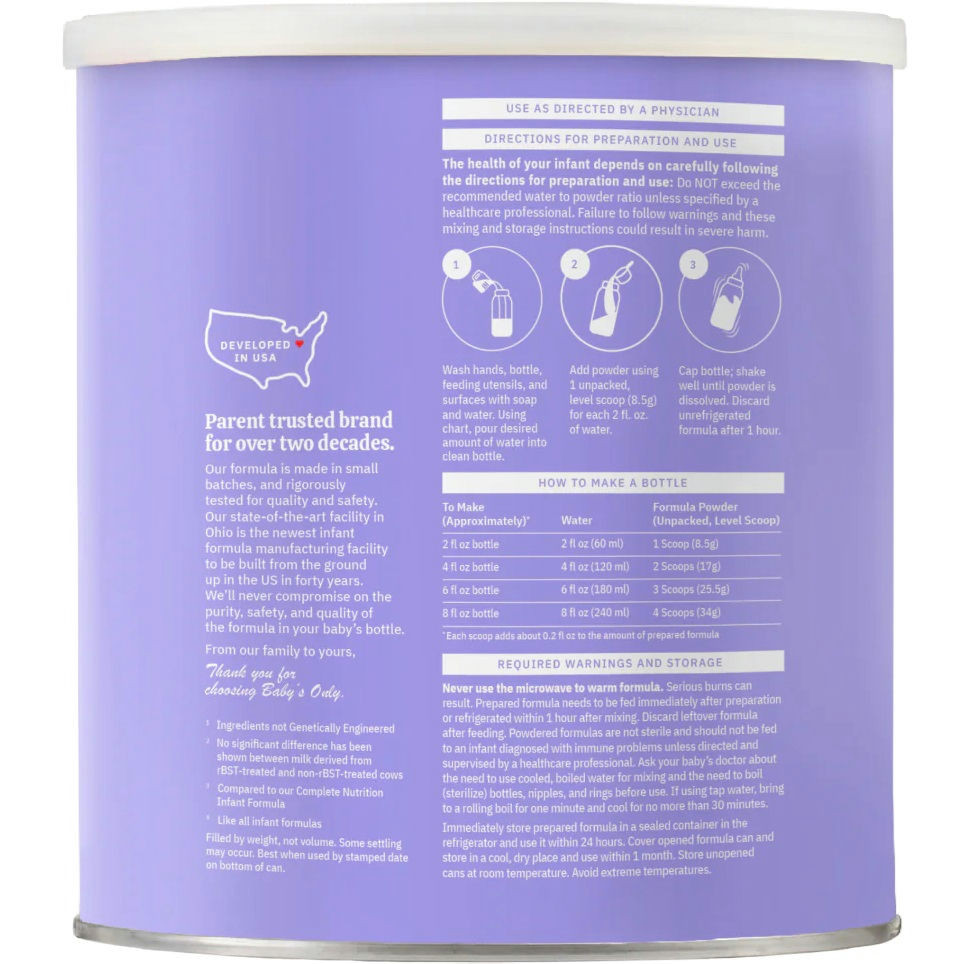 Baby's Only A2 Organic Milk Infant Formula