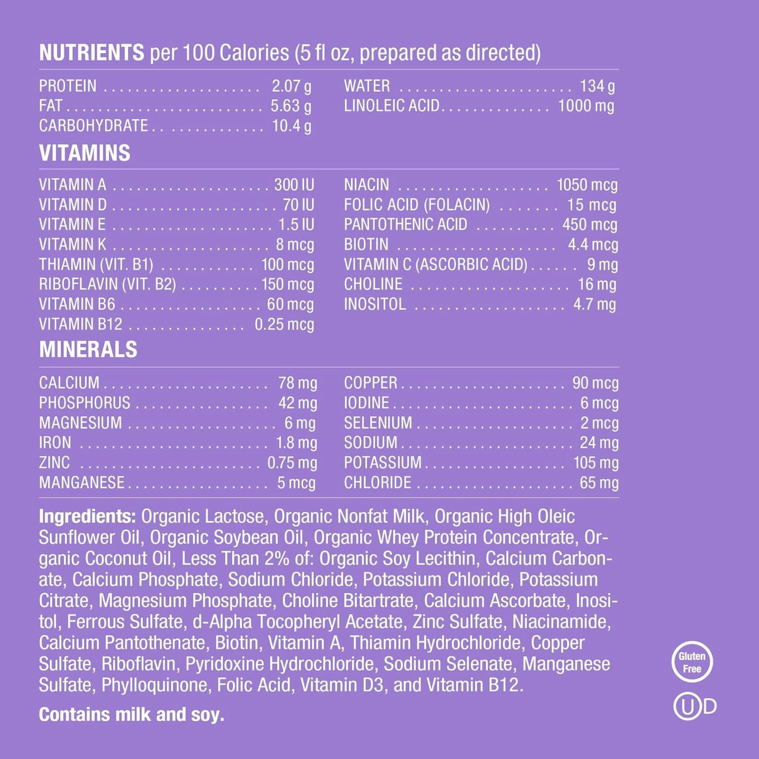 Baby's Only A2 Organic Milk Infant Formula