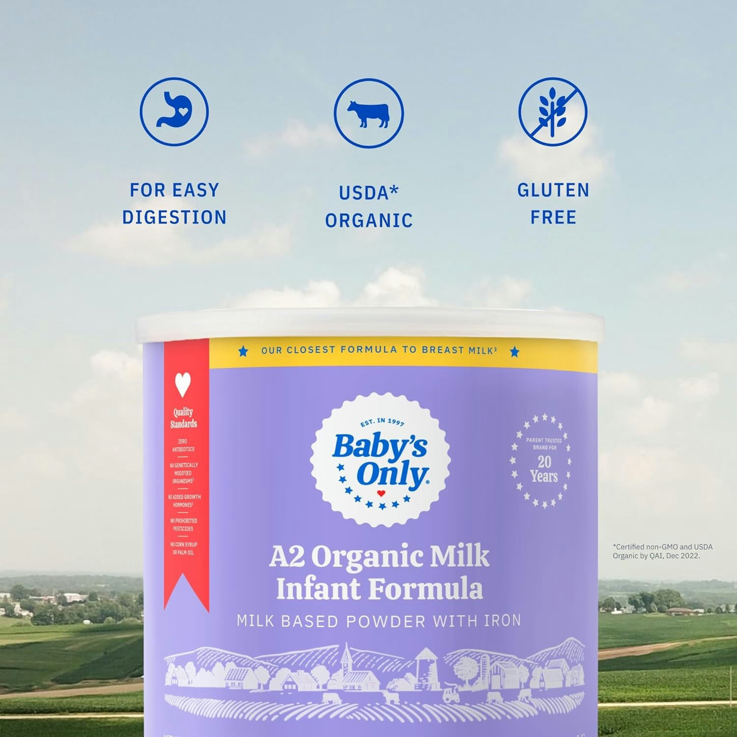 Baby's Only A2 Organic Milk Infant Formula
