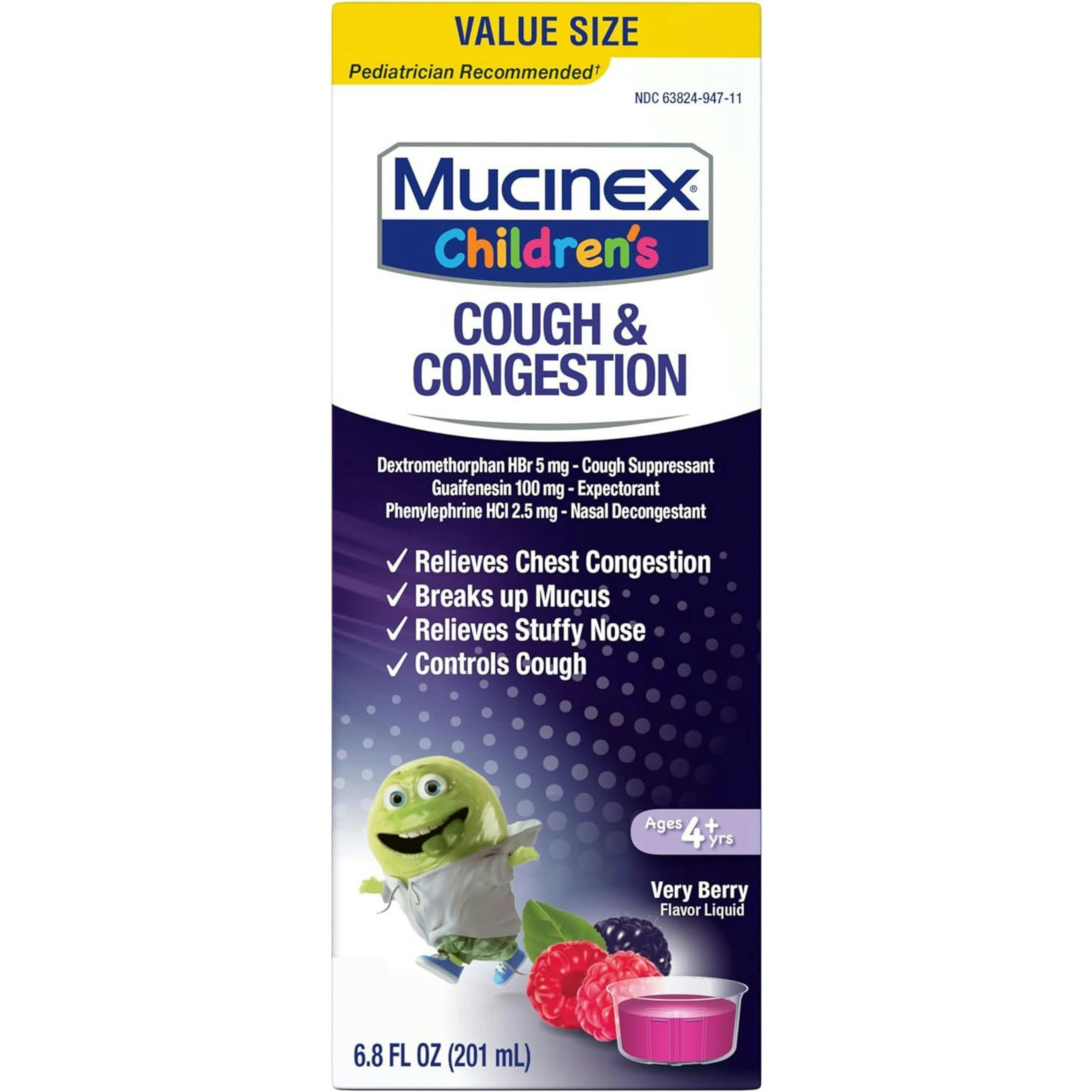 Mucinex Children's Cough and Congestion Liquid