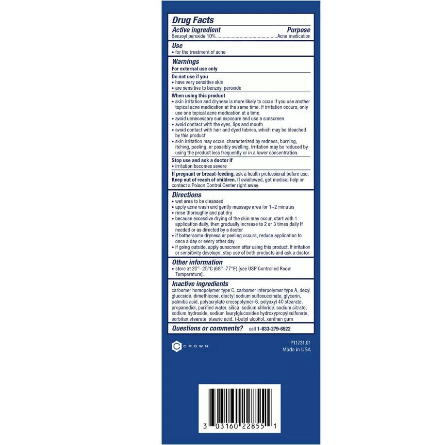 PanOxyl Foaming Acne Wash