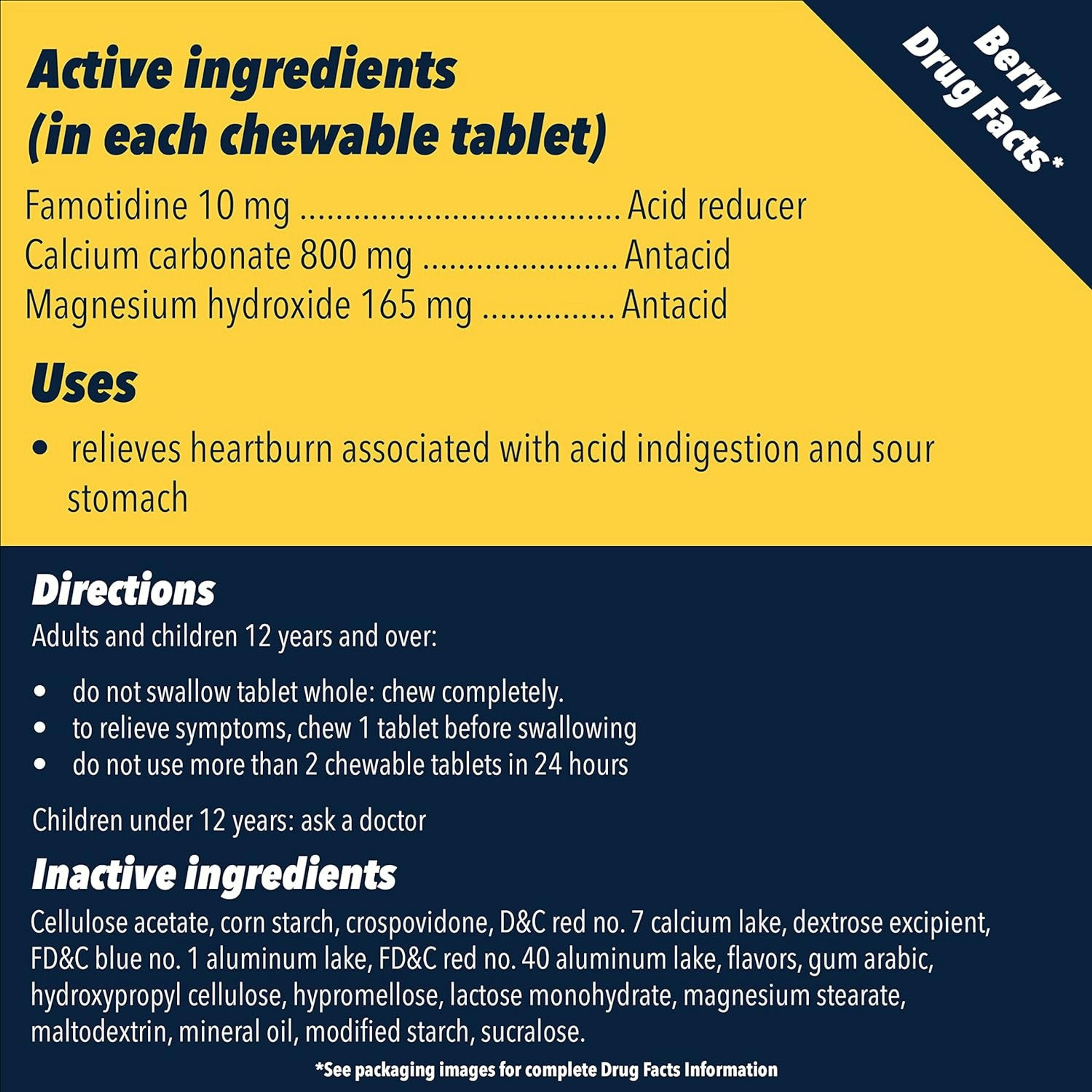 Pepcid AC Complete Dual Action Acid Reducer and Antacid
