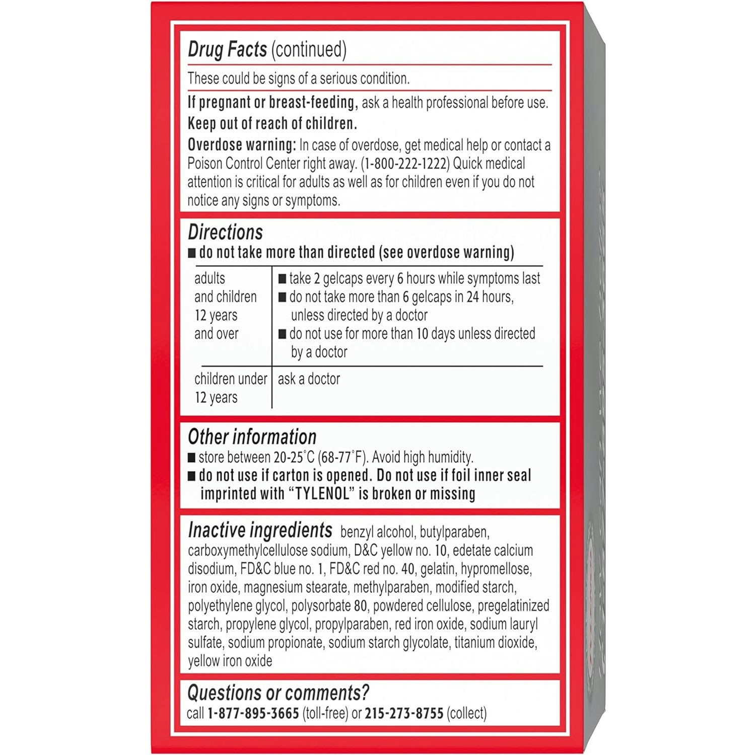 Tylenol Extra Strength Rapid Release Pain Reliever