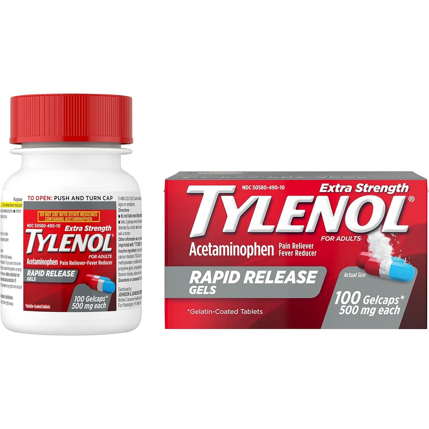 Tylenol Extra Strength Rapid Release Pain Reliever