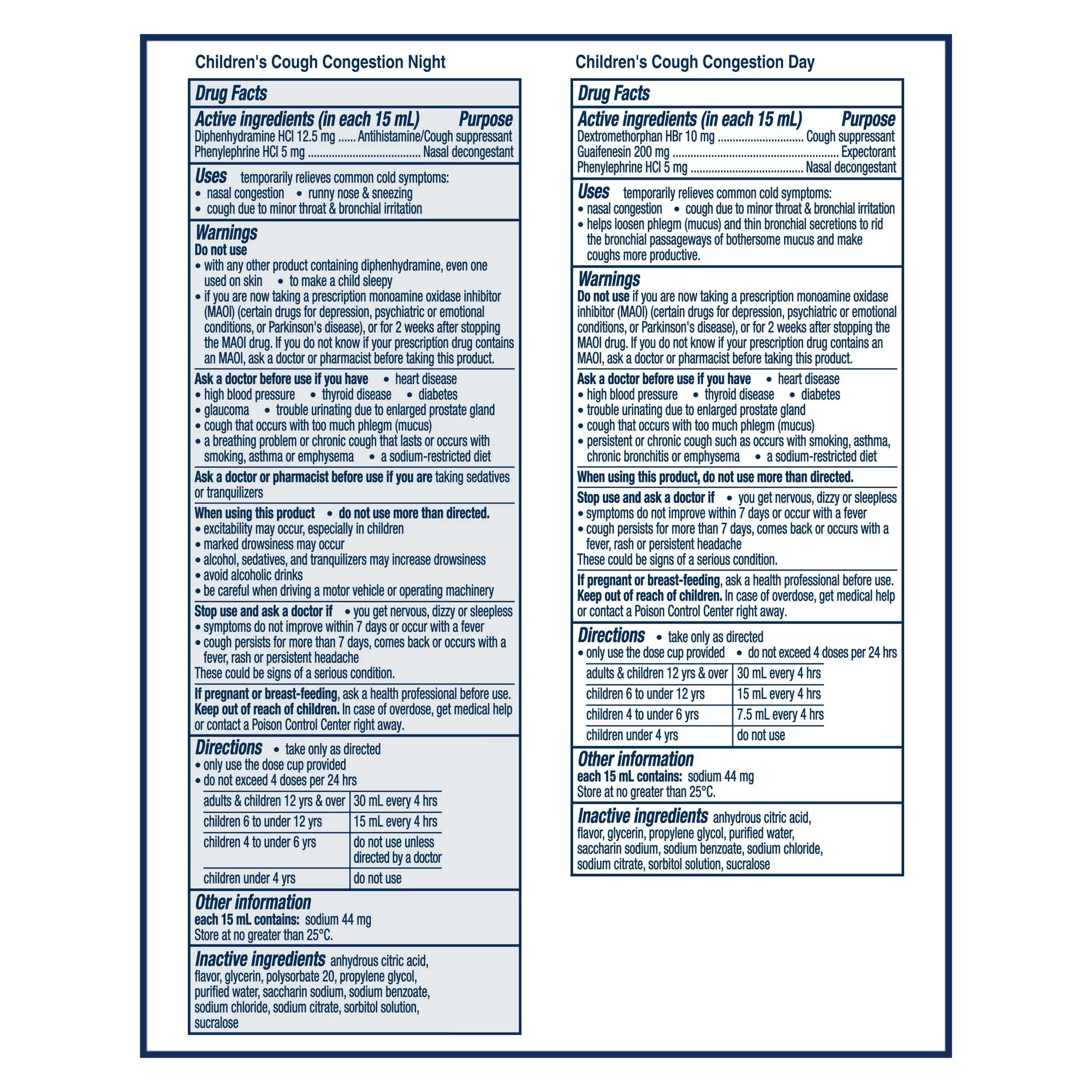 Vicks Children's Cold & Cough Day and Night, Combo Pack