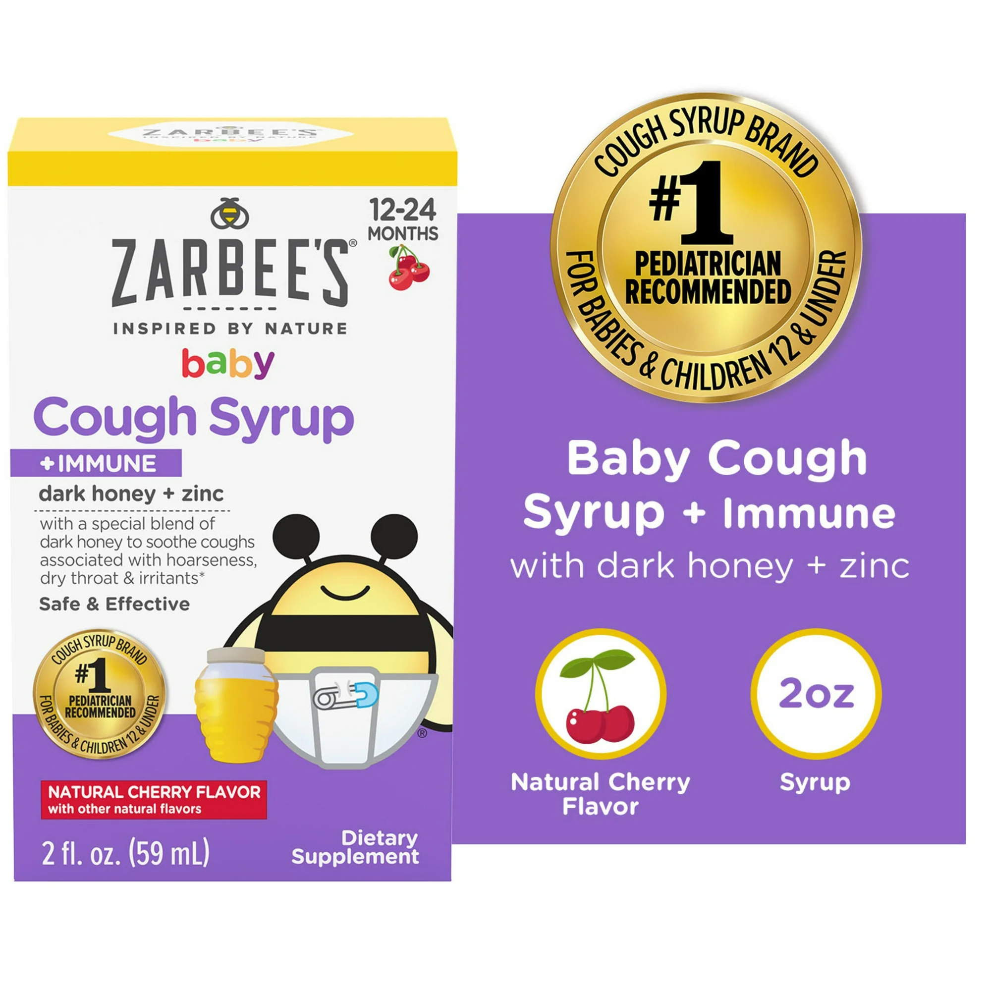 Zarbee's Baby Cough Syrup + Immune