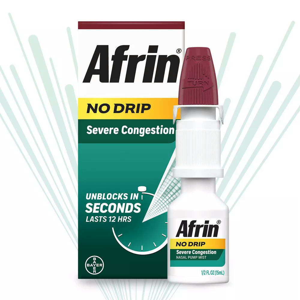 Afrin No Drip Severe Congestion Pump Nasal Mist