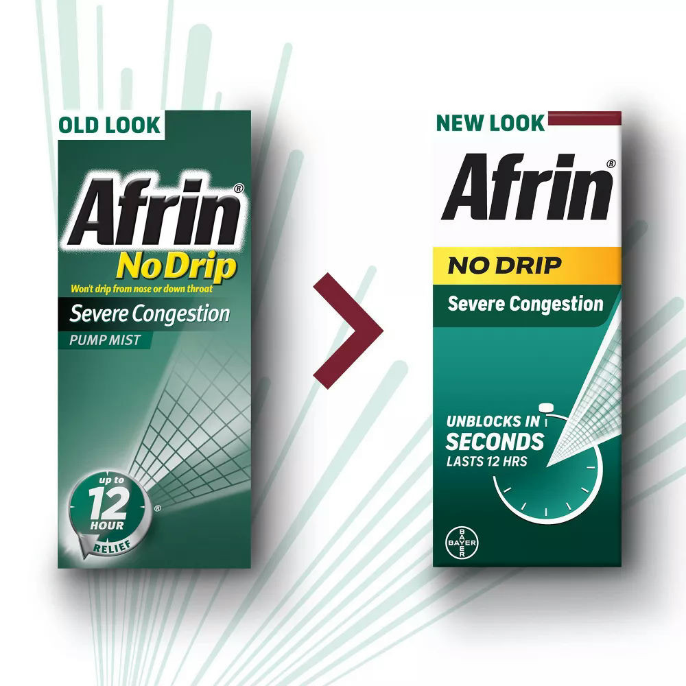 Afrin No Drip Severe Congestion Pump Nasal Mist