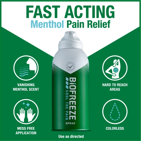 Biofreeze Pain Relieving 360 Degree Spray