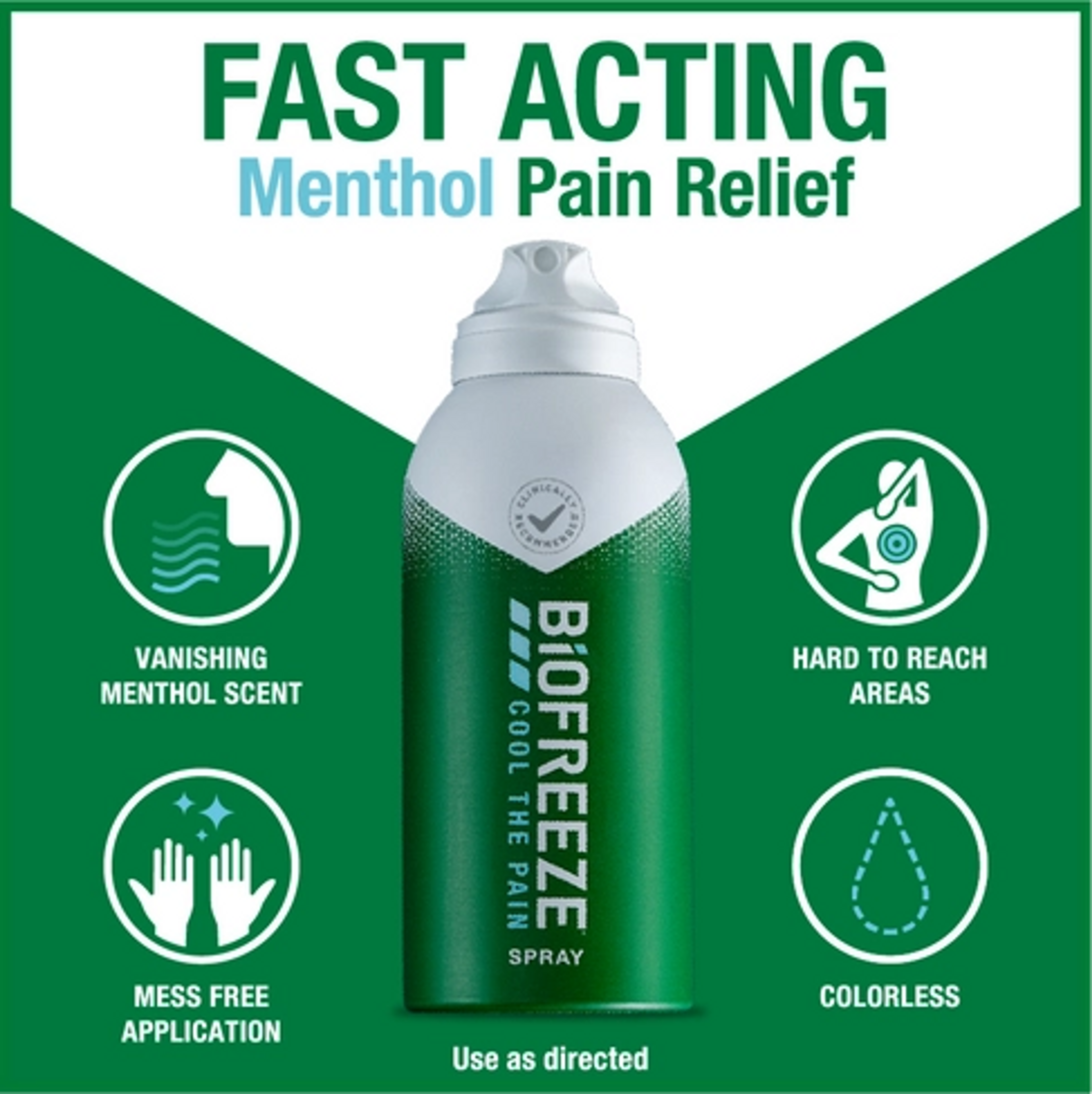 Biofreeze Pain Relieving 360 Degree Spray