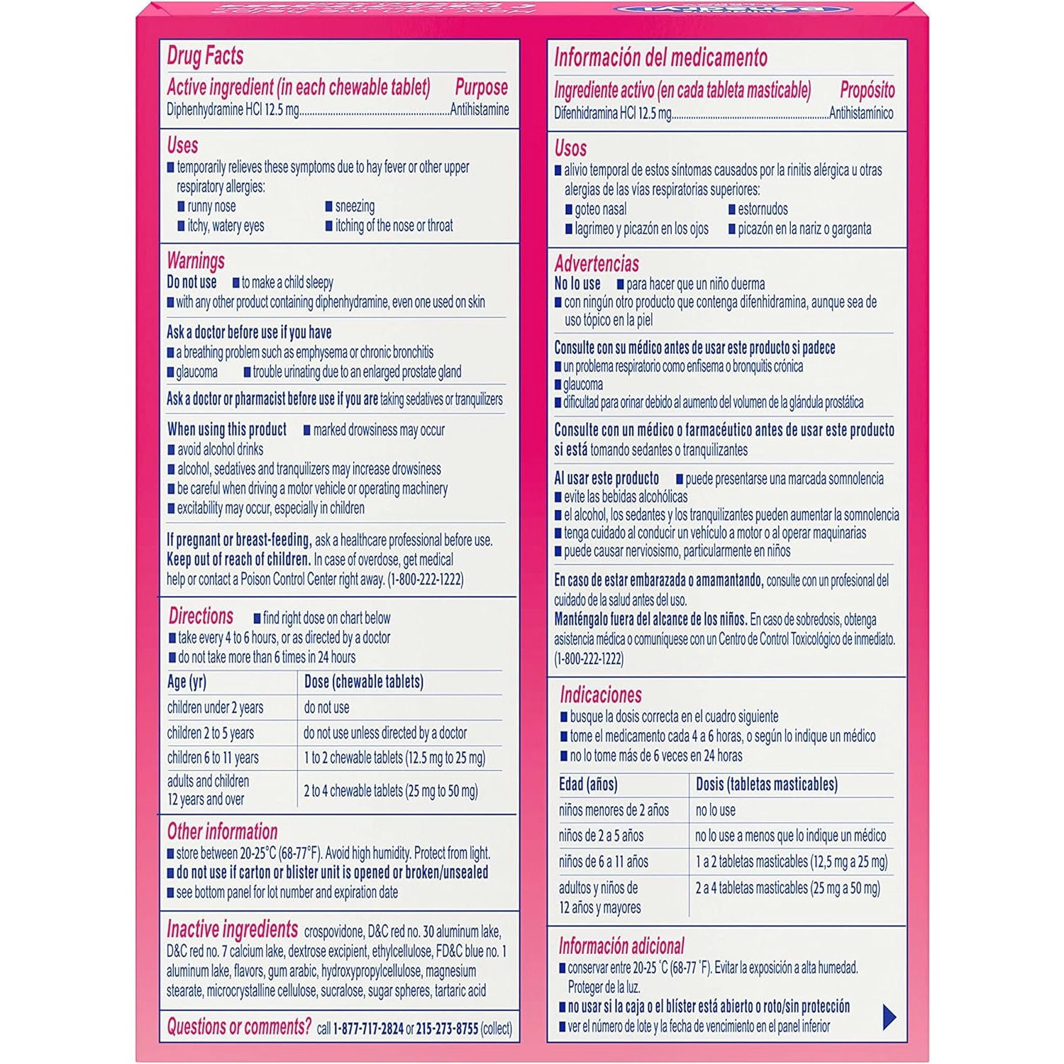 Benadryl Children's Allergy Chewable Tablets