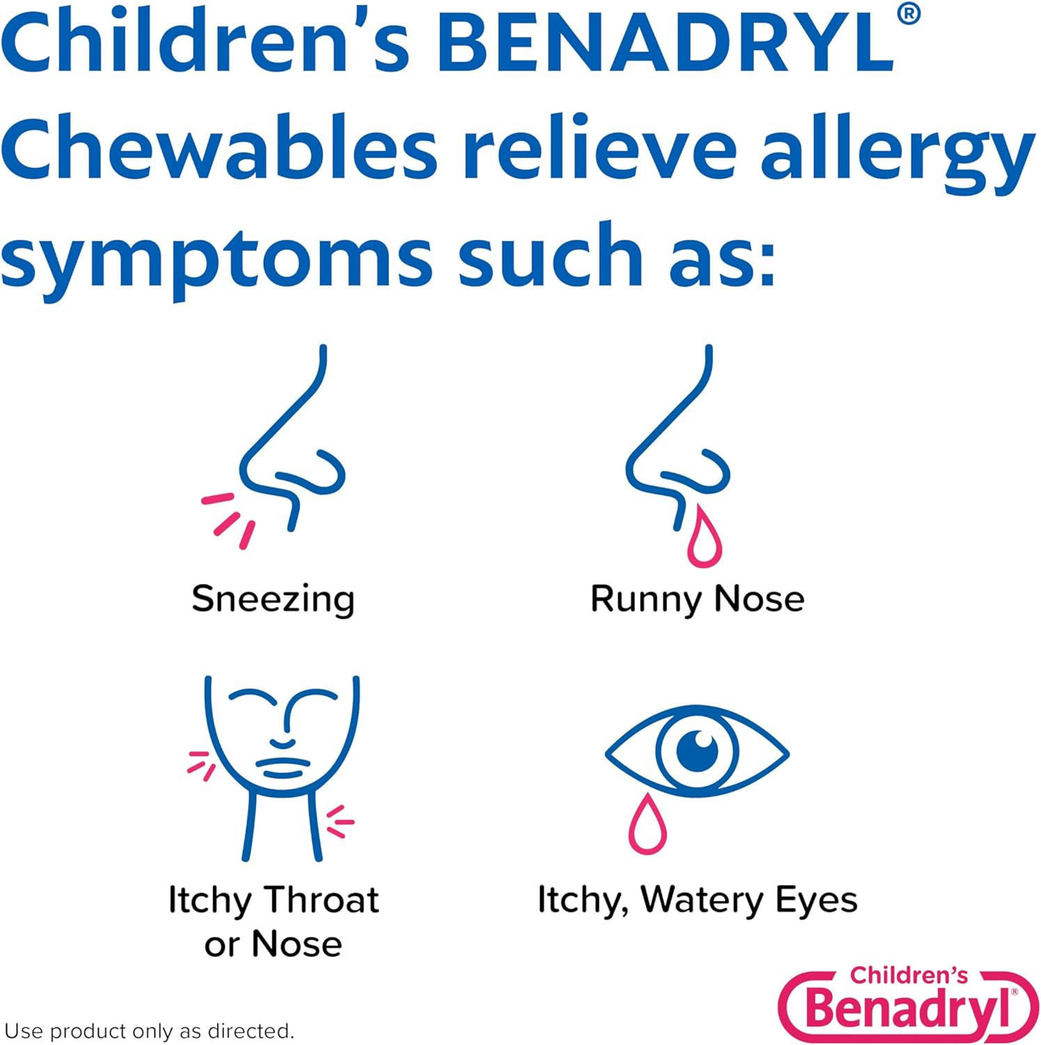 Benadryl Children's Allergy Chewable Tablets