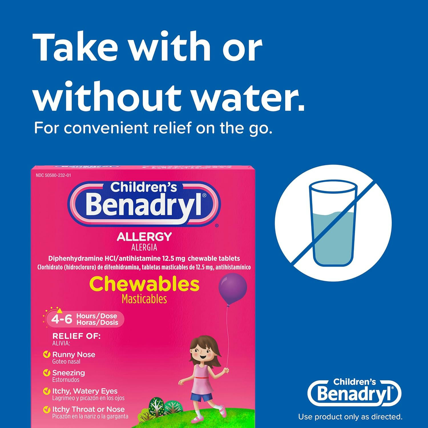 Benadryl Children's Allergy Chewable Tablets