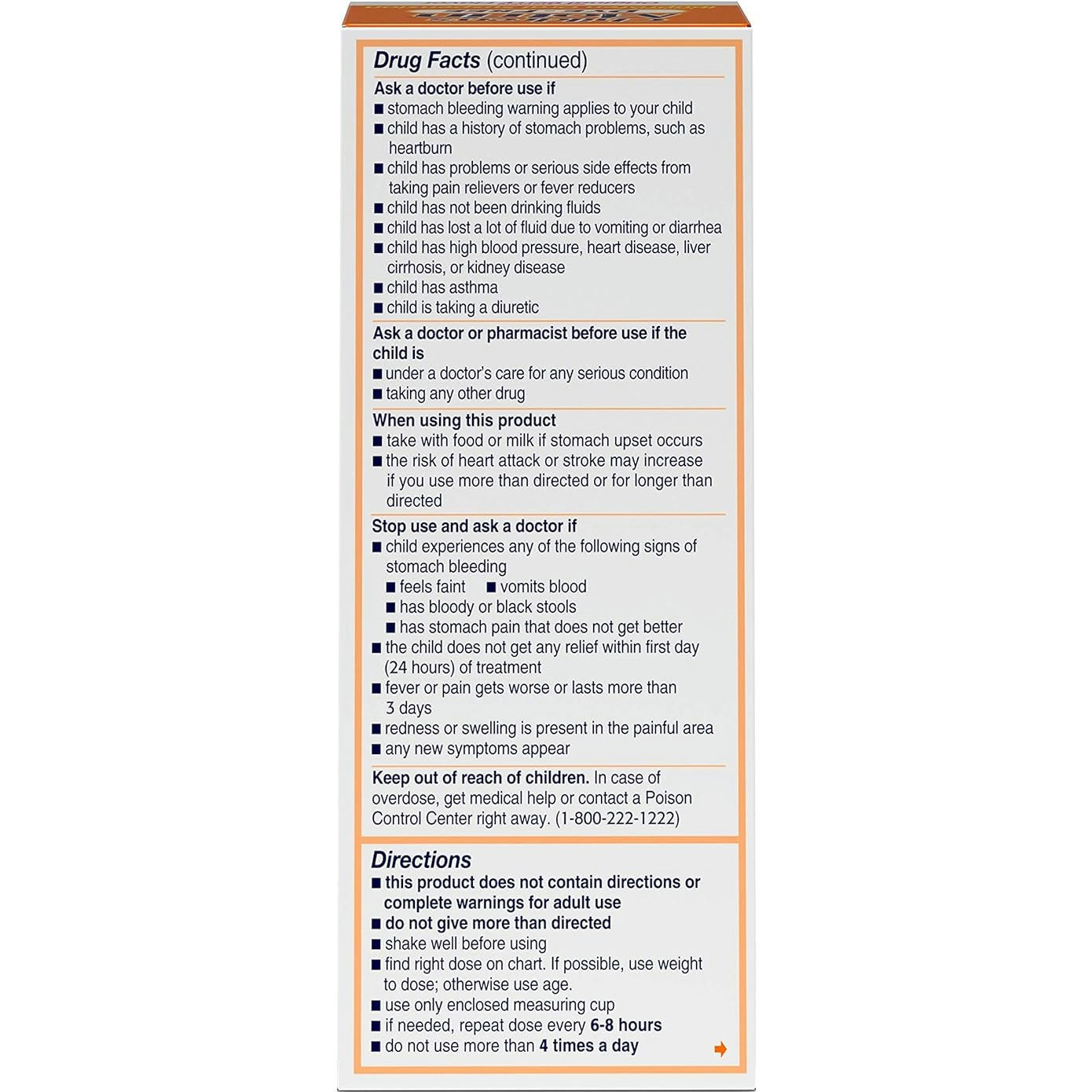 Motrin Children's Dye-Free Pain Reliever & Fever Reducer