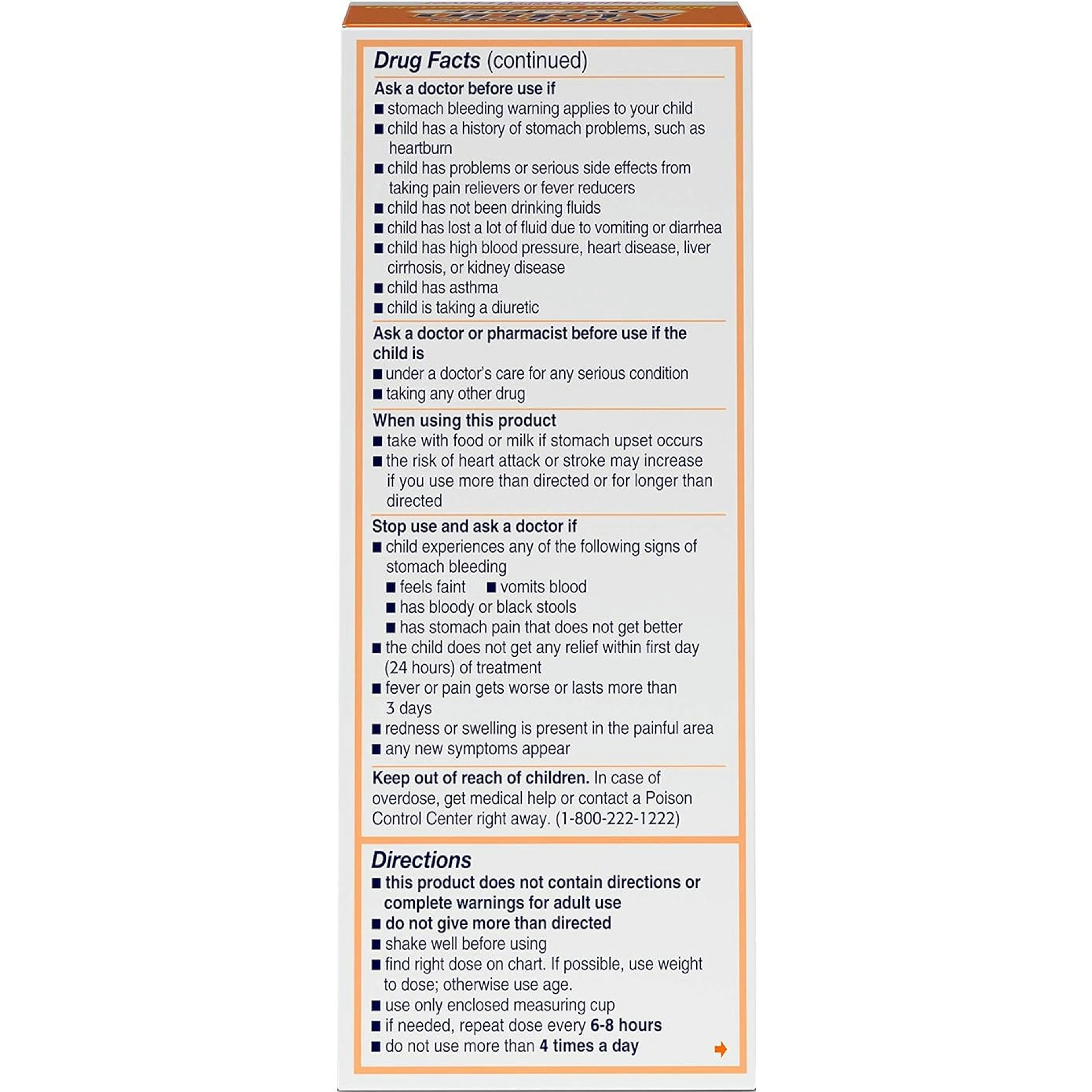 Motrin Children's Dye-Free Pain Reliever & Fever Reducer