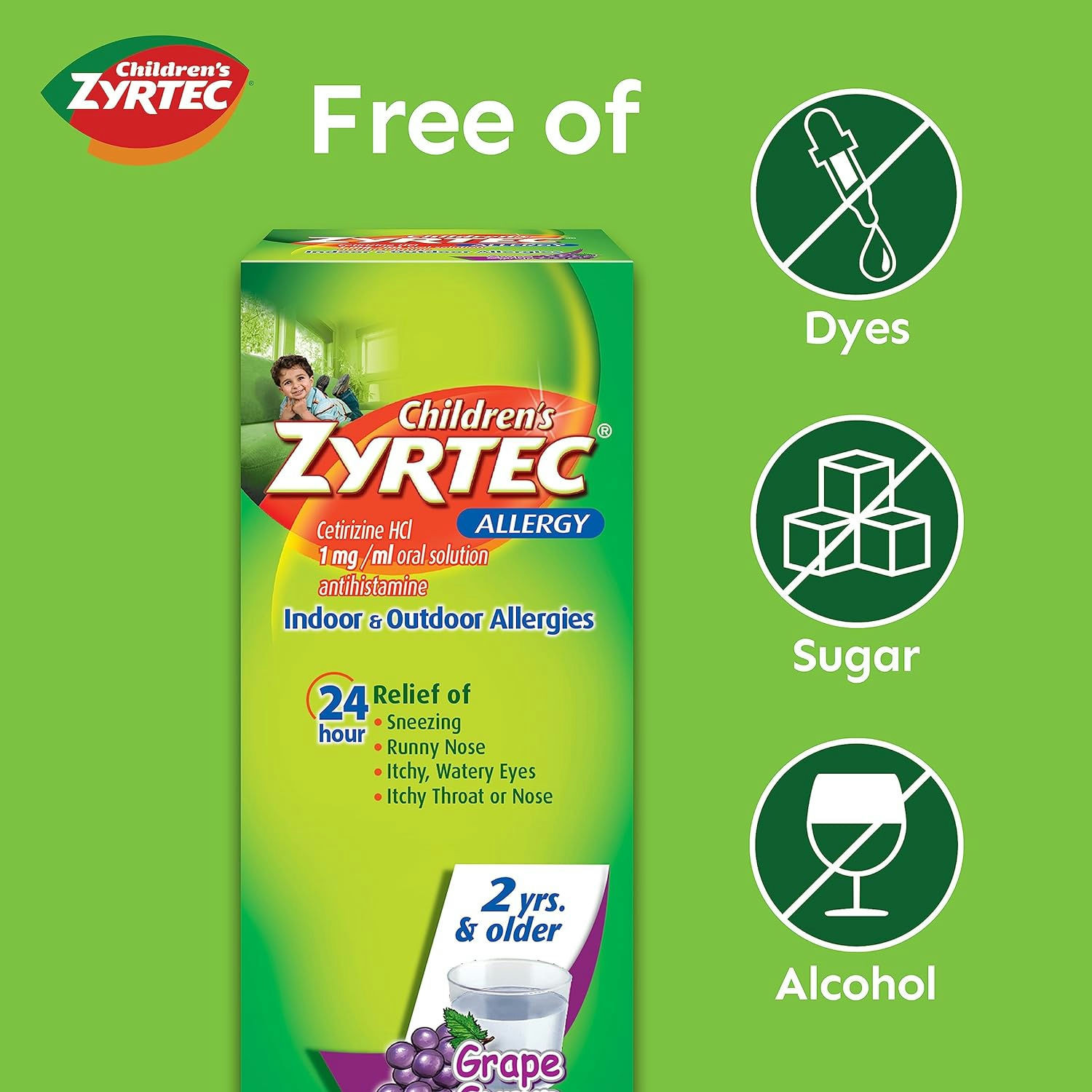 Zyrtec Children's Allergy Relief Syrup