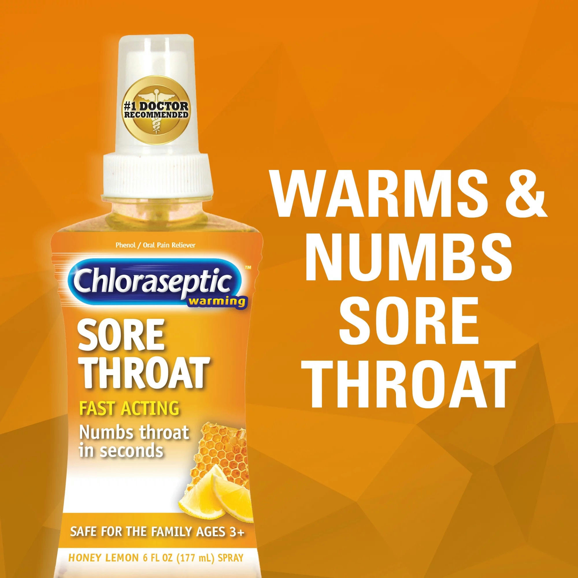 Chloraseptic Warming Sore Throat Oral Pain Reliever